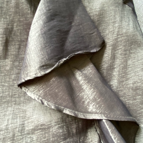 R&M Richards Satin Beaded One Shoulder Ruched Party Wedding Guest Event Dress-14 - Picture 7 of 16